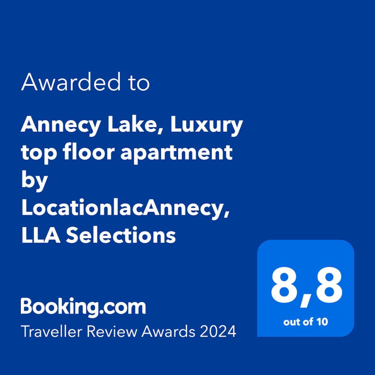 Annecy Lake, Luxury Top Floor Apartment - Lla Selections By Location Lac アヌシー エクステリア 写真