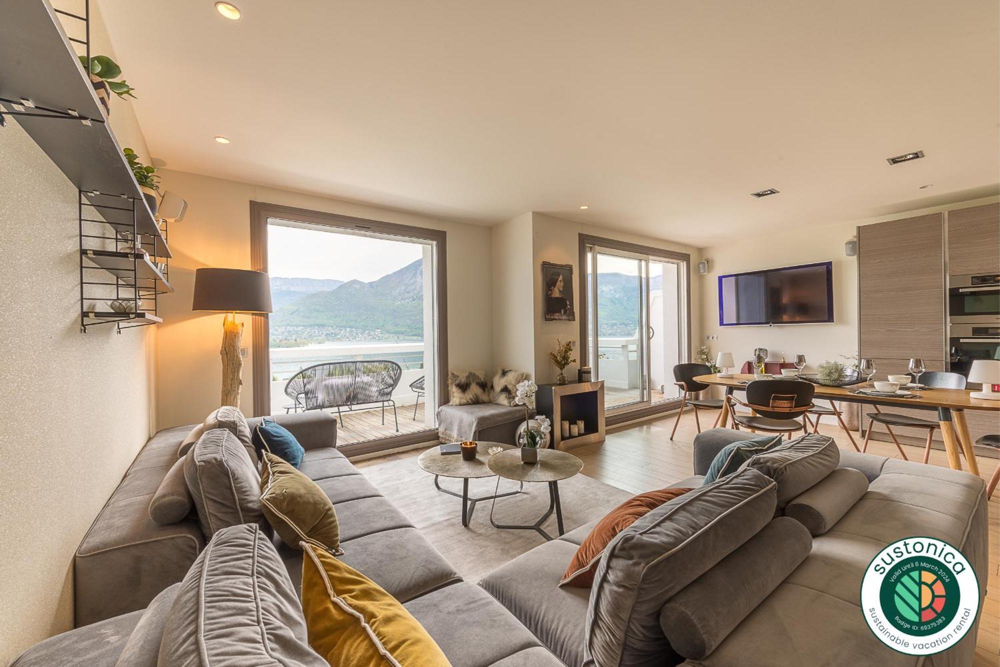Annecy Lake, Luxury Top Floor Apartment - Lla Selections By Location Lac アヌシー エクステリア 写真